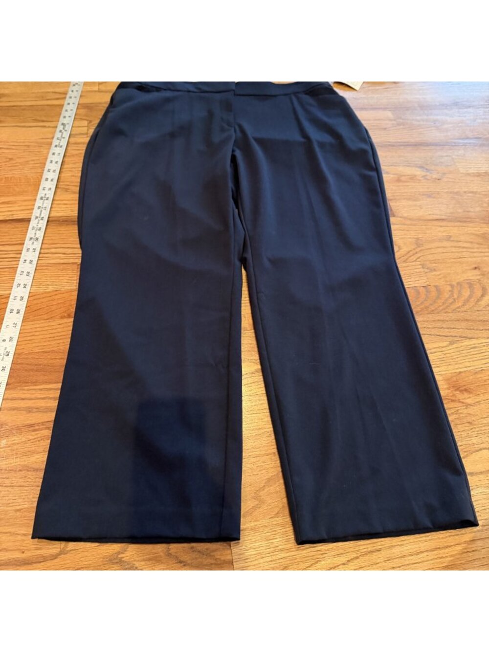 CROFT & BARROW WOMENS NAVY BLUE WOMENS STRETCH PANTS 18W SHORT NEW